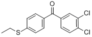 CAS 登录号：844885-36-5， 3,4-二氯-4'-(乙硫基)二苯甲酮