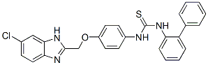 CAS#: 84494-46-2, 3-[4-[(5-Chloro-3H-Benzoimidazol-2-Yl)Methoxy]Phenyl]-1-(2-Phenylphenyl)Thiourea