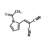 CAS 登录号：845294-44-2， [(1-乙酰基-1H-吡咯-2-基)亚甲基]丙二腈