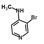 CAS 登录号：84539-38-8， 3-溴-N-甲基-4-吡啶胺