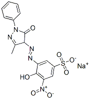 CAS#: 84583-93-7, Sodium 3-[(4,5-Dihydro-3-Methyl-5-Oxo-1-Phenyl-1H-Pyrazol-4-Yl)Azo]-4-Hydroxy-5-Nitrobenzenesulphonate