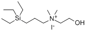 CAS 登录号:84584-65-6, N-(2-羟基乙基)-N,N-二甲基-3-(三乙基硅烷基)-1-丙铵碘化物