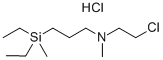 CAS#: 84584-73-6, N-(2-Chloroethyl)-3-(Diethylmethylsilyl)-N-Methyl-1-Propanamine Hydrochloride