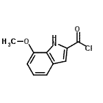 CAS 登录号：84638-87-9， 7-甲氧基-1H-吲哚-2-甲酰氯
