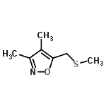CAS 登录号：84654-46-6， 3,4-二甲基-5-[(甲硫基)甲基]-1,2-恶唑