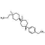 CAS 登录号：84656-76-8， (1r,1,4r,4'S)-4-(4-乙基苯基)-4'-丙基-1,1'-联(环己基)