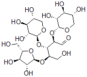 CAS 登录号：84685-94-9， 阿拉伯糖基木三糖