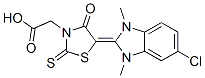 CAS#: 84696-95-7, 5-(5-Chloro-1,3-Dihydro-1,3-Dimethyl-2H-Benzimidazol-2-Ylidene)-4-Oxo-2-Thioxothiazolidin-3-Acetic Acid