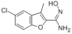 CAS 登录号:84748-03-8, 5-氯-N-羟基-3-甲基-2-苯并呋喃甲脒
