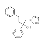 CAS 登录号:847670-64-8, (3E)-1-(1H-咪唑-1-基)-4-苯基-2-(3-吡啶基)-3-丁烯-2-醇