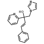 CAS 登录号:847670-65-9, (3E)-1-(1H-咪唑-1-基)-4-苯基-2-(2-吡啶基)-3-丁烯-2-醇