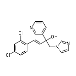 CAS 登录号:847670-73-9, (3E)-4-(2,4-二氯苯基)-1-(1H-咪唑-1-基)-2-(3-吡啶基)-3-丁烯-2-醇