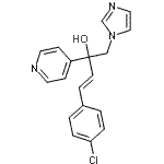 CAS 登录号:847670-80-8, (3E)-4-(4-氯苯基)-1-(1H-咪唑-1-基)-2-(4-吡啶基)-3-丁烯-2-醇