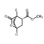 CAS 登录号：847823-45-4， 甲基(1R,4S,5S)-4-氟-3-氧代-2-氧杂双环[2.2.2]辛-7-烯-5-羧酸酯