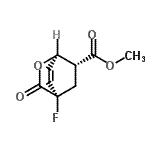 CAS 登录号：847823-47-6， 甲基(1R,4S,6R)-4-氟-3-氧代-2-氧杂双环[2.2.2]辛-7-烯-6-羧酸酯
