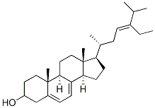 CAS 登录号：84873-14-3， 24-乙基胆甾-5,7,23-三烯-3-醇