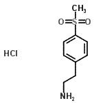 CAS#: 849020-96-8, 2-[4-(Methylsulfonyl)phenyl]ethanamine hydrochloride (1:1)