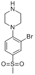 CAS 登录号：849035-69-4， 1-[2-溴-4-(甲基磺酰基)苯基]哌嗪
