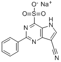 CAS#: 84905-76-0, 7-Cyano-2-Phenyl-5H-Pyrrolo(3,2-d)Pyrimidine-4-Sulfonic Acid Sodium Salt