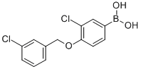 CAS#: 849062-26-6, B-[3-Chloro-4-[(3-chlorophenyl)methoxy]phenyl]-Boronic acid