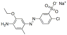 CAS#: 84912-15-2, 5-[2-(4-Amino-5-Ethoxy-2-Methylphenyl)Diazenyl]-2-Chloro-Benzenesulfonic Acid Sodium Salt (1:1)