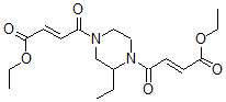 CAS 登录号：84930-22-3， 4,4'-(2-乙基-1,4-哌嗪二基)二(4-氧代)-2-丁烯酸二乙酯