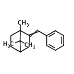 CAS 登录号：84946-08-7， 2-亚苄基-1,7,7-三甲基双环[2.2.1]庚烷