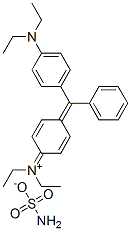CAS 登录号：84962-83-4， 二乙基[4-[[4-(二乙基氨基)苯基]苯基亚甲基]-2,5-环己二烯-1-亚基]铵氨基磺酸盐