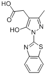 CAS#: 84968-78-5, 1-(2-Benzothiazolyl)-5-Hydroxy-3-Methyl-1H-Pyrazole-4-Acetic Acid