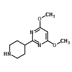 CAS 登录号：849924-99-8， 4,6-二甲氧基-2-(4-哌啶基)嘧啶