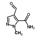 CAS#: 84999-36-0, 4-Formyl-1-methyl-1H-pyrazole-5-carboxamide