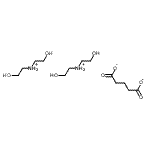 CAS 登录号：85029-94-3， 二[2-羟基-N-(2-羟基乙基)乙铵]戊二酸酯