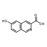 CAS 登录号：850305-96-3， 6-羟基-3-异喹啉羧酸