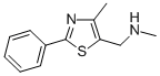 CAS#: 850375-02-9, N-Methyl-N-[(4-Methyl-2-Phenyl-1,3-Thiazol-5-Yl)Methyl]Amine