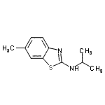 CAS 登录号：85063-63-4， N-异丙基-6-甲基-1,3-苯并噻唑-2-胺