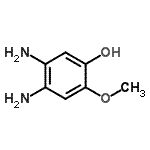 CAS 登录号：850689-55-3， 4,5-二氨基-2-甲氧基苯酚
