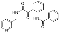 CAS#: 85080-26-8, 2-(Benzoylamino)-alpha-Oxo-N-(3-Pyridinylmethyl)-Benzeneacetamide