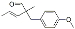 CAS#: 85136-04-5, 2-(4-Methoxybenzyl)-2-Methylpent-3-Enal