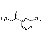 CAS 登录号：851363-78-5， 2-氨基-1-(2-甲基-4-吡啶基)乙酮