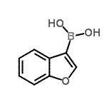 CAS 登录号：851525-10-5， 1-苯并呋喃-3-基硼酸