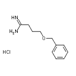 CAS#: 85173-92-8, 4-(Benzyloxy)butanimidamide hydrochloride (1:1)