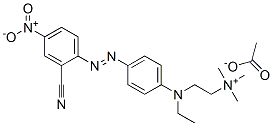 CAS#: 85187-90-2, [2-[[4-[(2-Cyano-4-Nitrophenyl)Azo]Phenyl]Ethylamino]Ethyl]Trimethylammonium Acetate