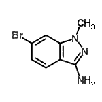 CAS 登录号：852180-67-7， 6-溴-1-甲基-1H-吲唑-3-胺