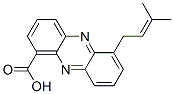 CAS 登录号:85223-60-5, 6-(3-甲基-2-丁烯基)-1-吩嗪羧酸