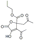 CAS#: 85237-88-3, 3-Acetyl-2,5-Dihydro-4-Hydroxy-5-Oxo-2-(2-Oxopropyl)-2-Furancarboxylic Acid Propyl Ester
