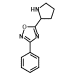 CAS#: 853104-20-8, 3-Phenyl-5-(2-pyrrolidinyl)-1,2,4-oxadiazole