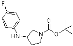 CAS 登录号：853577-87-4， 3-[(4-氟苯基)氨基]-1-吡咯烷羧酸叔丁酯