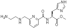 CAS 登录号：85363-09-3， N-((6-(((2-氨基乙基)氨基)甲基)-2-吡啶基)羰基)-L-组氨酸甲酯