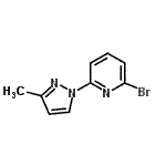CAS 登录号：853748-41-1， 2-溴-6-(3-甲基-1H-吡唑-1-基)吡啶