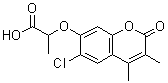 CAS#: 853892-42-9, 2-[(6-Chloro-3,4-dimethyl-2-oxo-2H-chromen-7-yl)oxy]propanoic acid